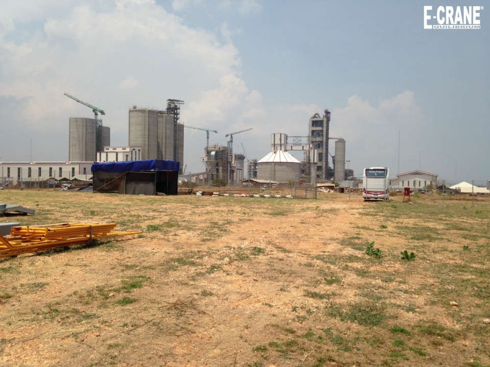 Holcim Tuban's integrated cement plant under construction